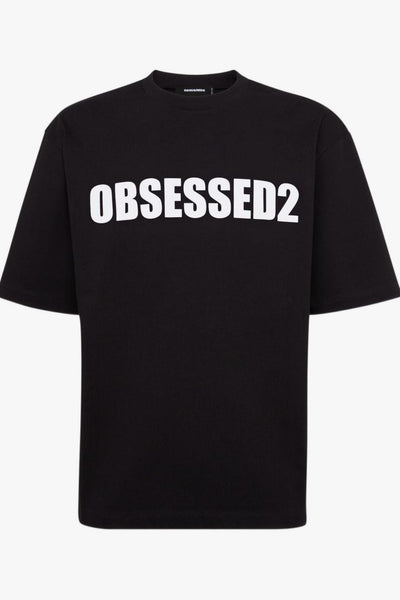 2 T-Shirt Nero Uomo Obsessed