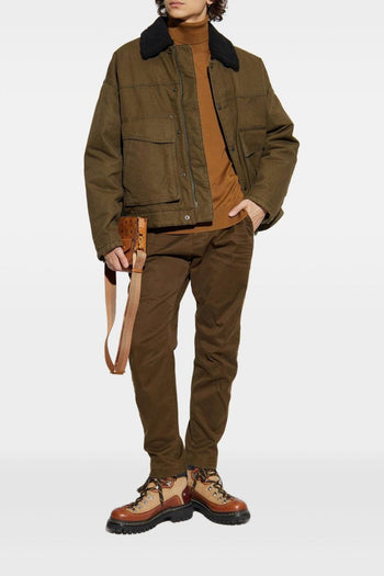 2 Maglia Marrone Uomo Dolcevita con Logo - 2