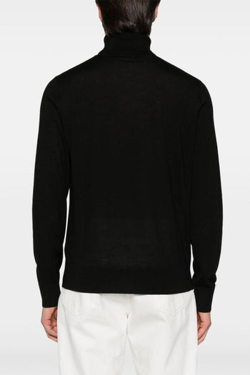 2 Maglia Uomo Nero a Collo Alto - 3