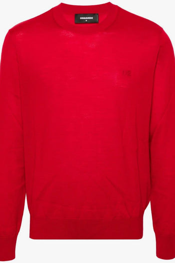 2 Maglia Rosso Uomo Ricamo Logo - 5