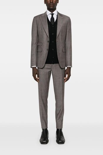 2 Cardigan Nero Uomo con Bottoni - 2