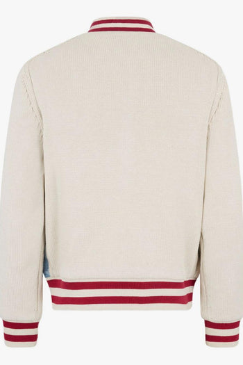 2 Giubbotto Celeste Uomo Logo Monogramma - 2