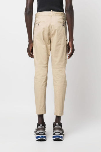 2 Pantalone Beige Uomo Cargo - 5