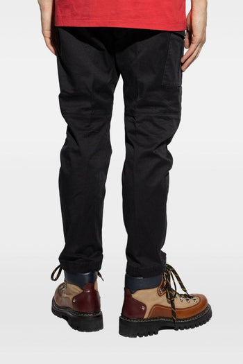 2 Pantaloni Nero Uomo Cargo - 3
