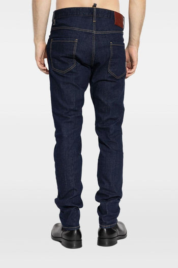 2 Jeans Blu Uomo Classico - 3