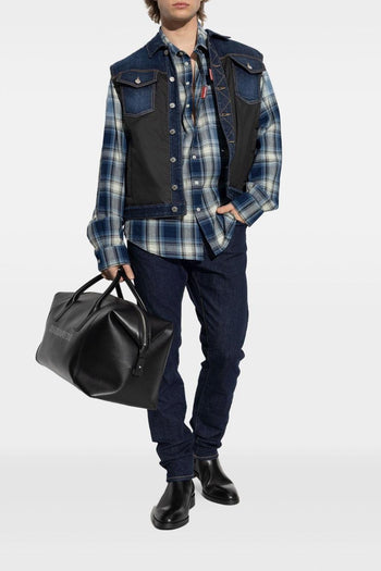 2 Jeans Blu Uomo Classico - 2