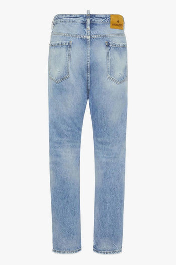 2 Jeans Blu Uomo Stonewashed - 2