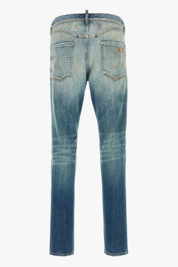 2 Jeans Blu Uomo Stonewashed - 2