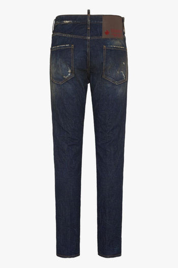 2 Jeans Blu Uomo Placca Logo - 2