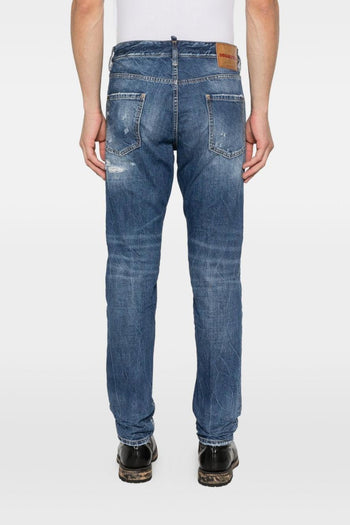 2 Jeans Blu Uomo Teddy Effetto Vissuto - 3