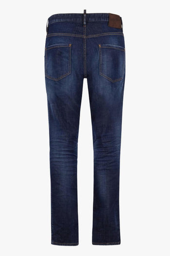 2 Jeans Blu Uomo Stonewashed - 2