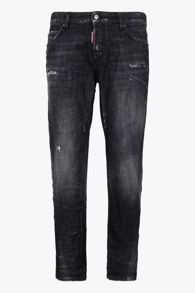 2 Jeans Nero Uomo Slim