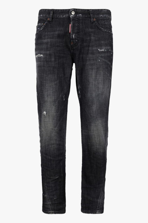 2 Jeans Nero Uomo Slim