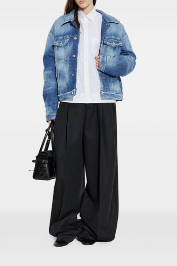 2 Camicia Bianco Donna Ricamo Logo Signature - 2