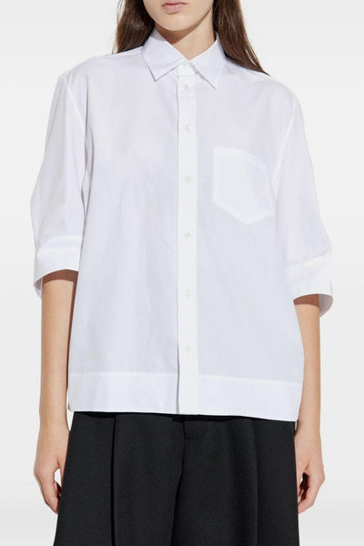 2 Camicia Bianco Donna Ricamo Logo Signature