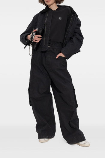 2 T-shirt Nero Donna Stampa Logo - 2