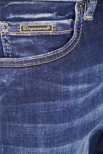 2 Jeans Blu Donna con Sbaffature - 3