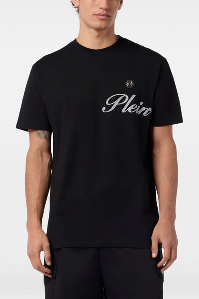 T-shirt Nero Uomo Logo