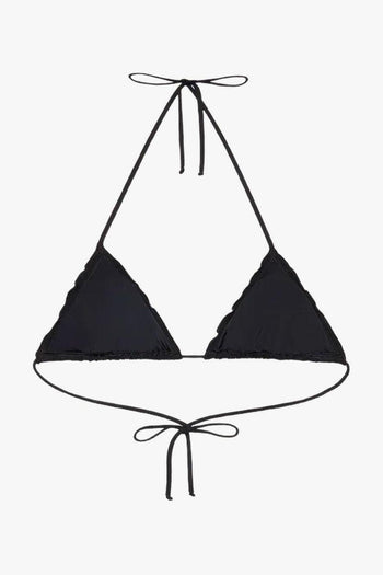 Saint Barth Triangolo Lurex Donna Nero - 2