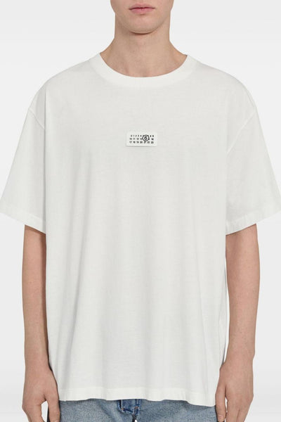 T-shirt Bianco Uomo Logo