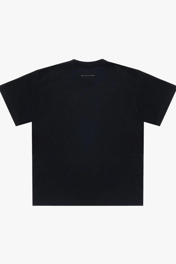 Uomo T-Shirt Nero Patch Logo - 2