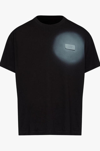 T-shirt Etichetta Logo Uomo Nero - 5