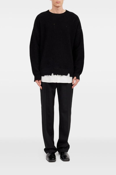 Maglia Nero Uomo Girocollo