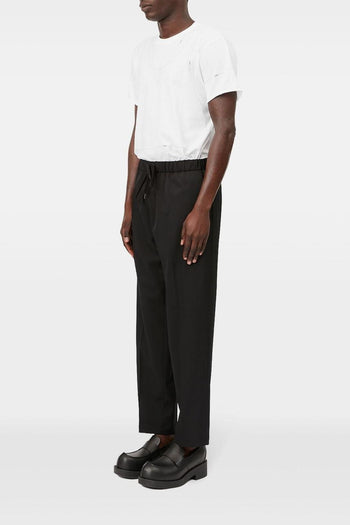 Mm6 Uomo Pantalone Nero con Coulisse - 3