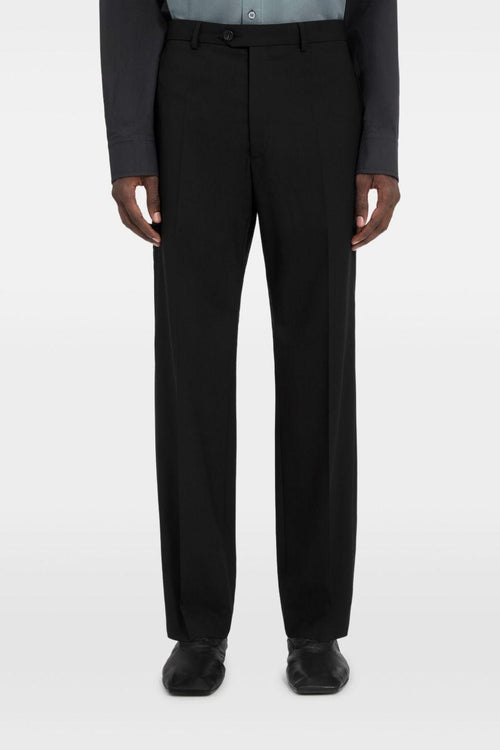 Pantalone Nero Uomo Gamba Dritta
