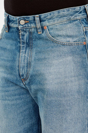 Mm6 Uomo Jeans Blu Stonewashed - 6