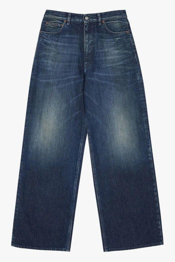 Jeans Gamba Ampia Uomo Blu - 5