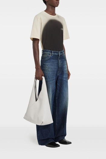 Jeans Gamba Ampia Uomo Blu - 3