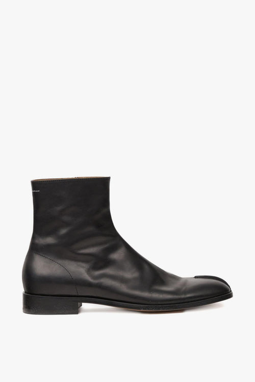 Stivaletti Nero Uomo con Cerniera