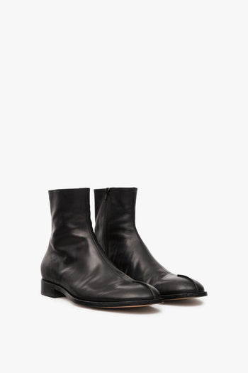 Stivaletti Nero Uomo con Cerniera - 3