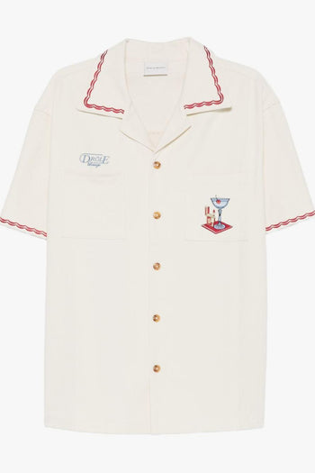Camicia Ricamo Cocktail Uomo Bianco - 5