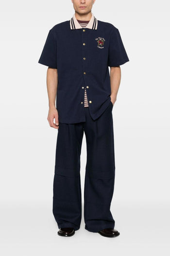 Camicia Maniche Corte Uomo Blu - 2