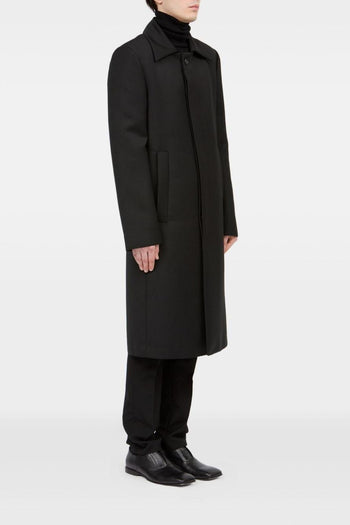 Uomo Cappotto Nero Sartoriale - 2