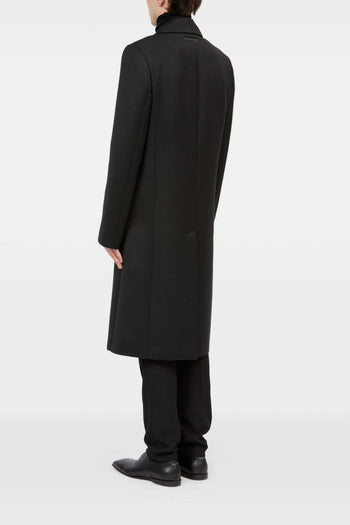 Uomo Cappotto Nero Sartoriale - 4