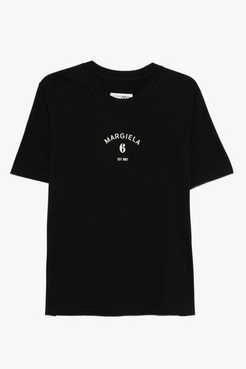 T-shirt Logo Uomo Nero - 5