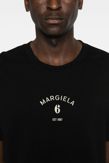 T-shirt Logo Uomo Nero - 4