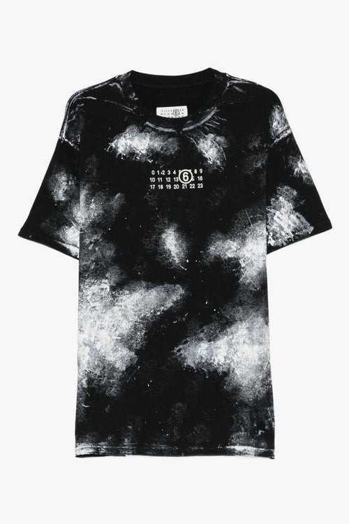 T-shirt Spray Uomo Nero