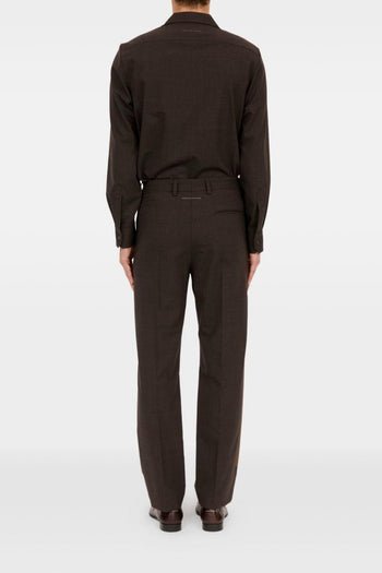 Pantalone Bicolore Uomo Marrone - 4