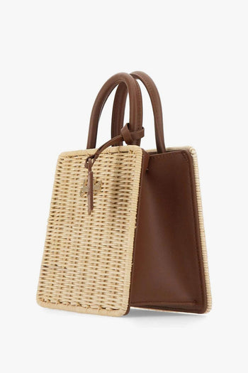 Saint Barth Borsa Shop Bag Mini Donna Beige - 4