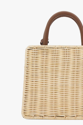 Saint Barth Borsa Shop Bag Mini Donna Beige - 6
