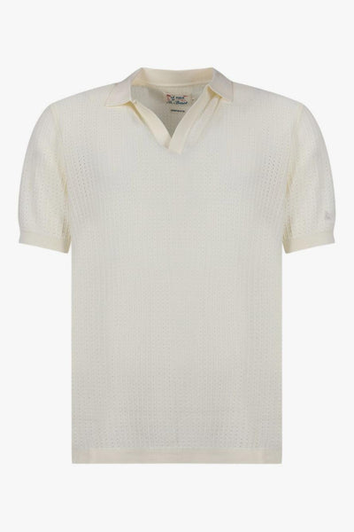 Saint Barth Polo Sloan Uomo Crema