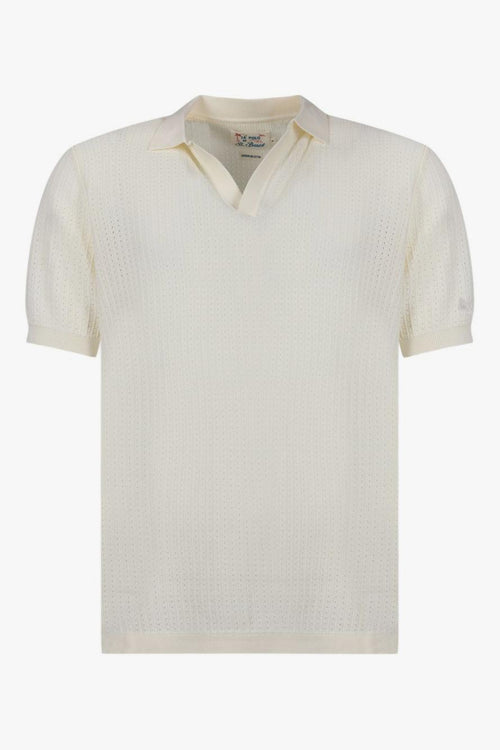Saint Barth Polo Sloan Uomo Crema
