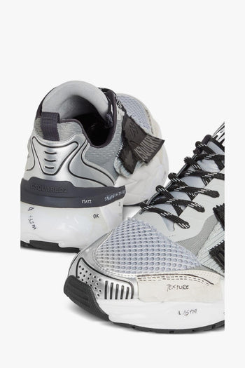 2 Scarpa Grigio Uomo Faster - 4