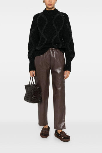 Pantalone Marrone Donna - 2