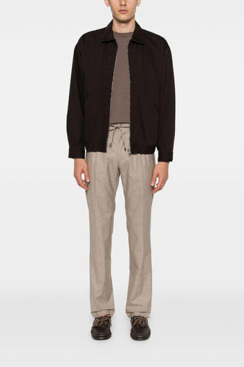 Pantaloni Beige Uomo Spiaggia - 2