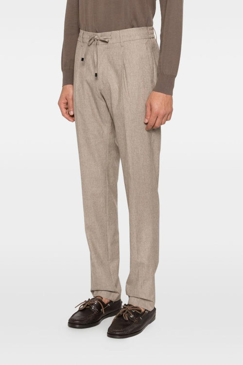 Pantaloni Beige Uomo Spiaggia